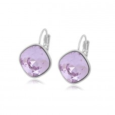 Auskari ar palieliem mirdzošiem  Swarovski kristāliem